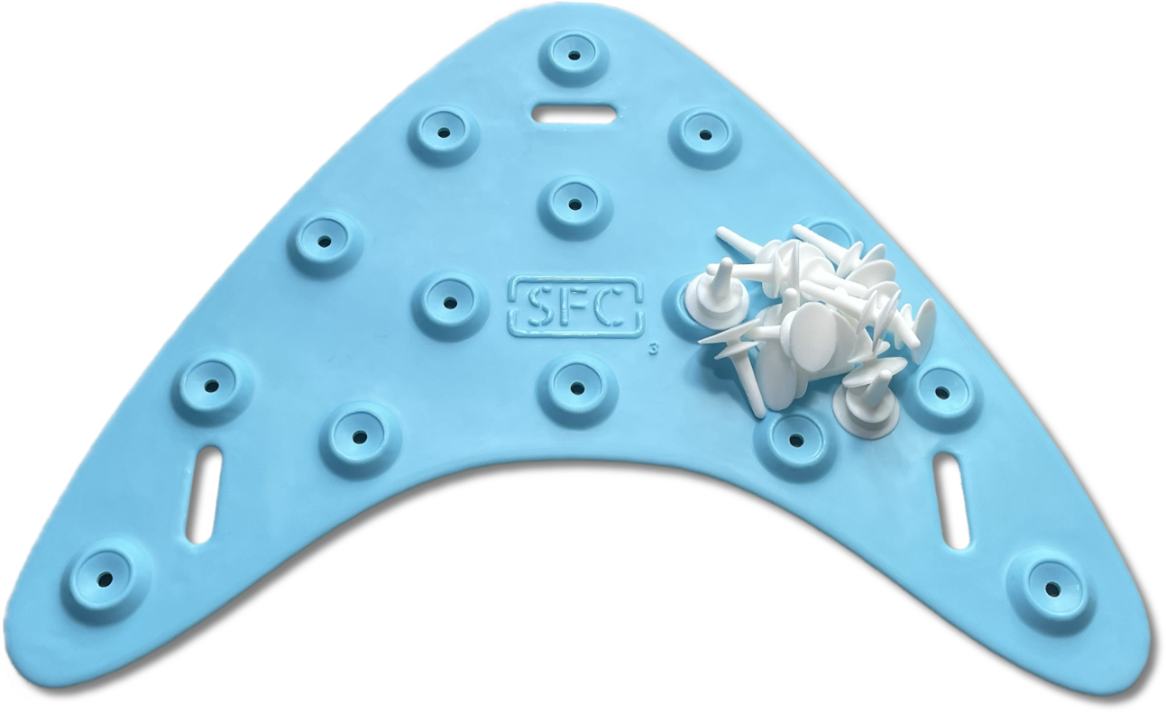 Fly Line Mat-20" (Aqua/White)