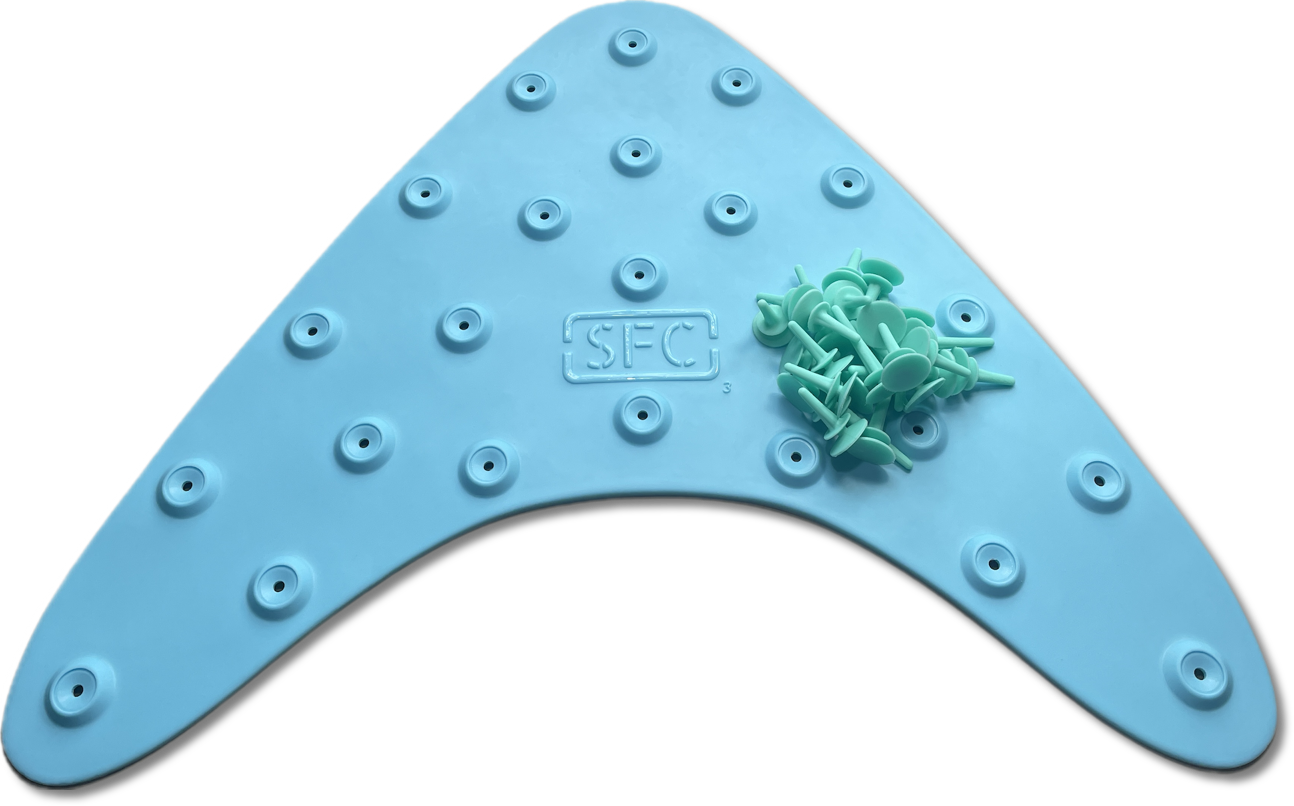 Fly Line Mat-30" (Aqua/Seafoam)