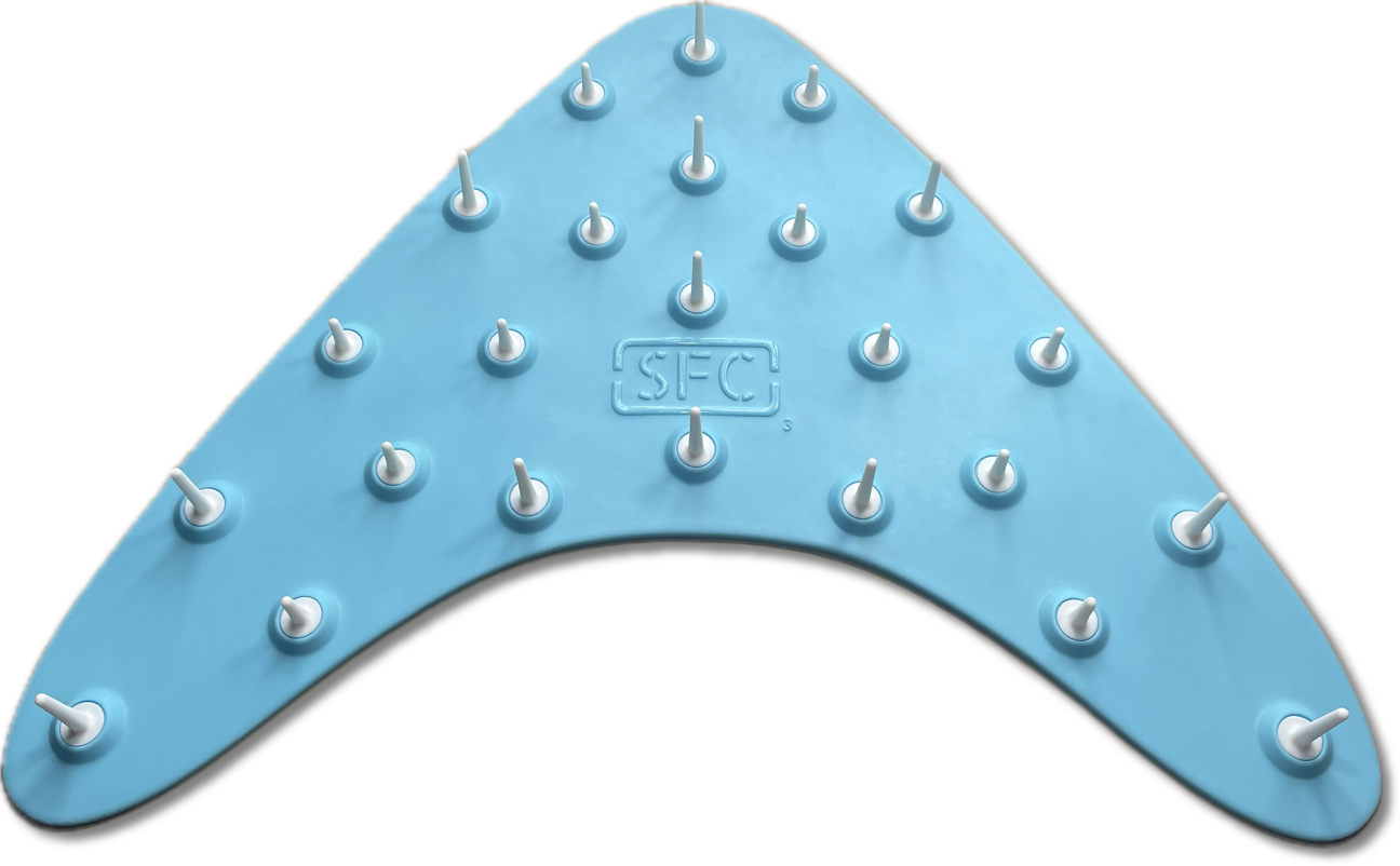 Fly Line Mat-30" (Aqua/White)