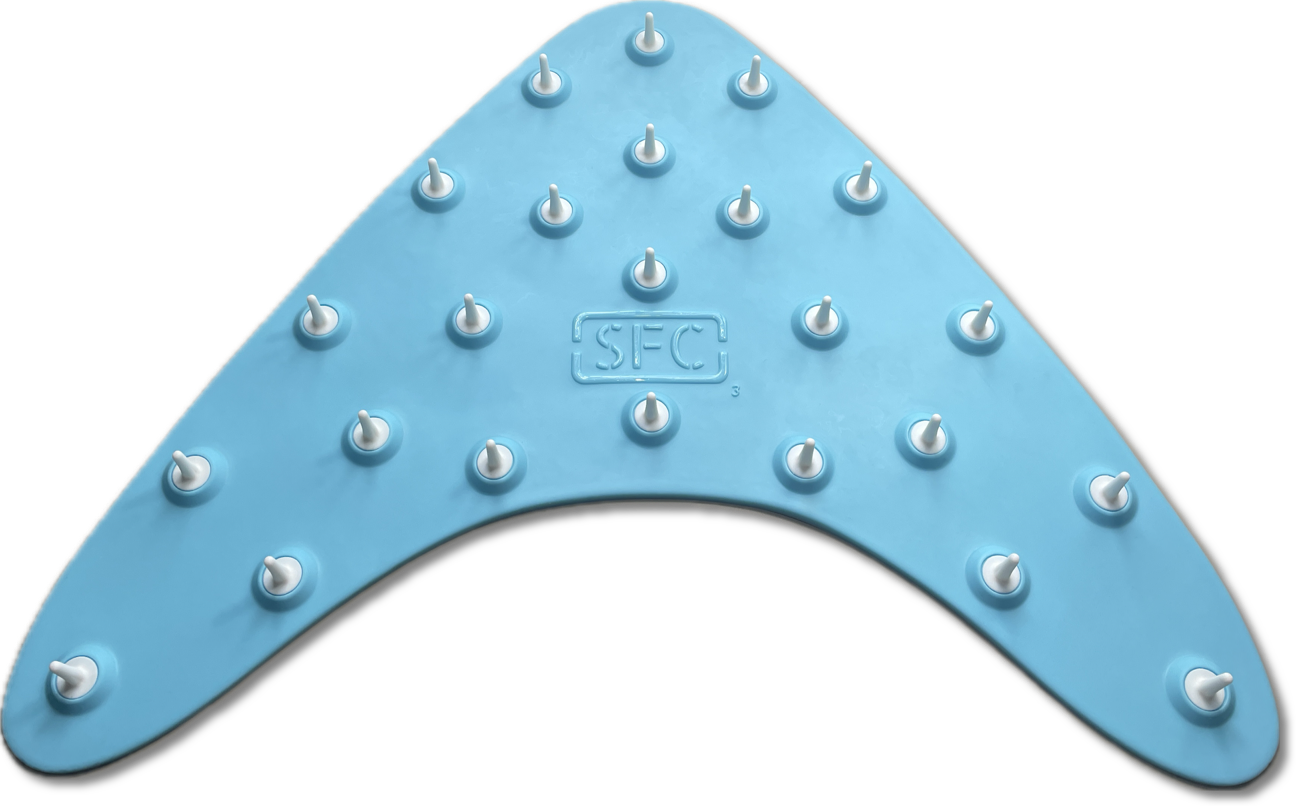Fly Line Mat-30" (Aqua/White)
