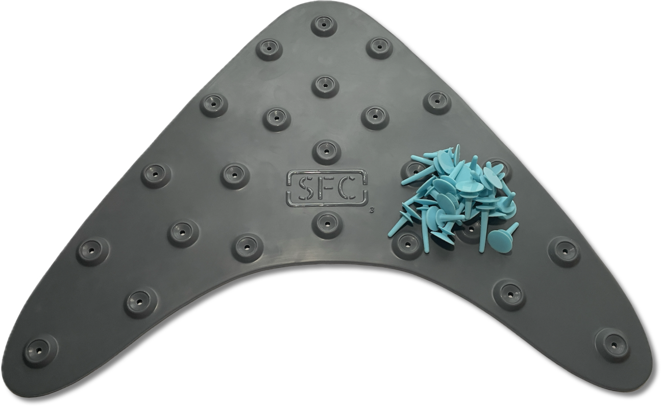 Fly Line Mat-30" (Slate/Aqua)
