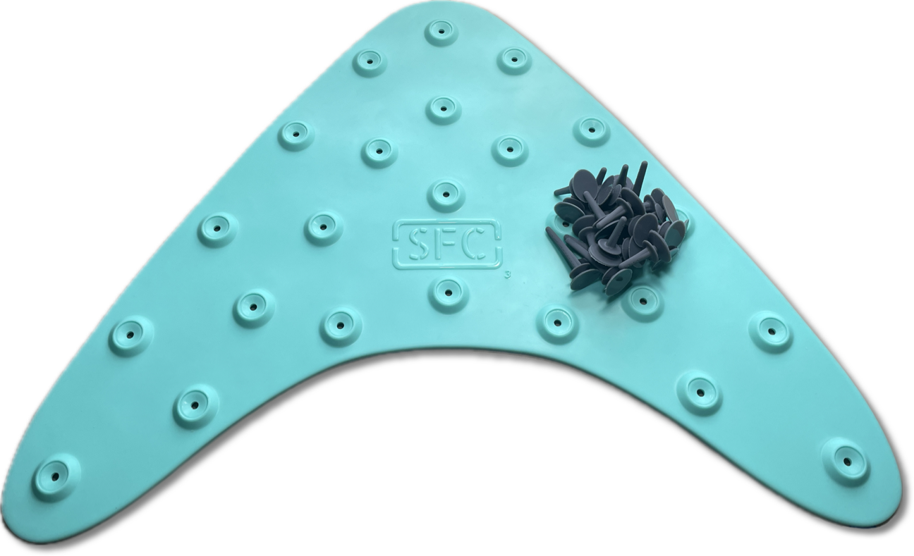 Fly Line Mat-30" (Seafoam/Slate)