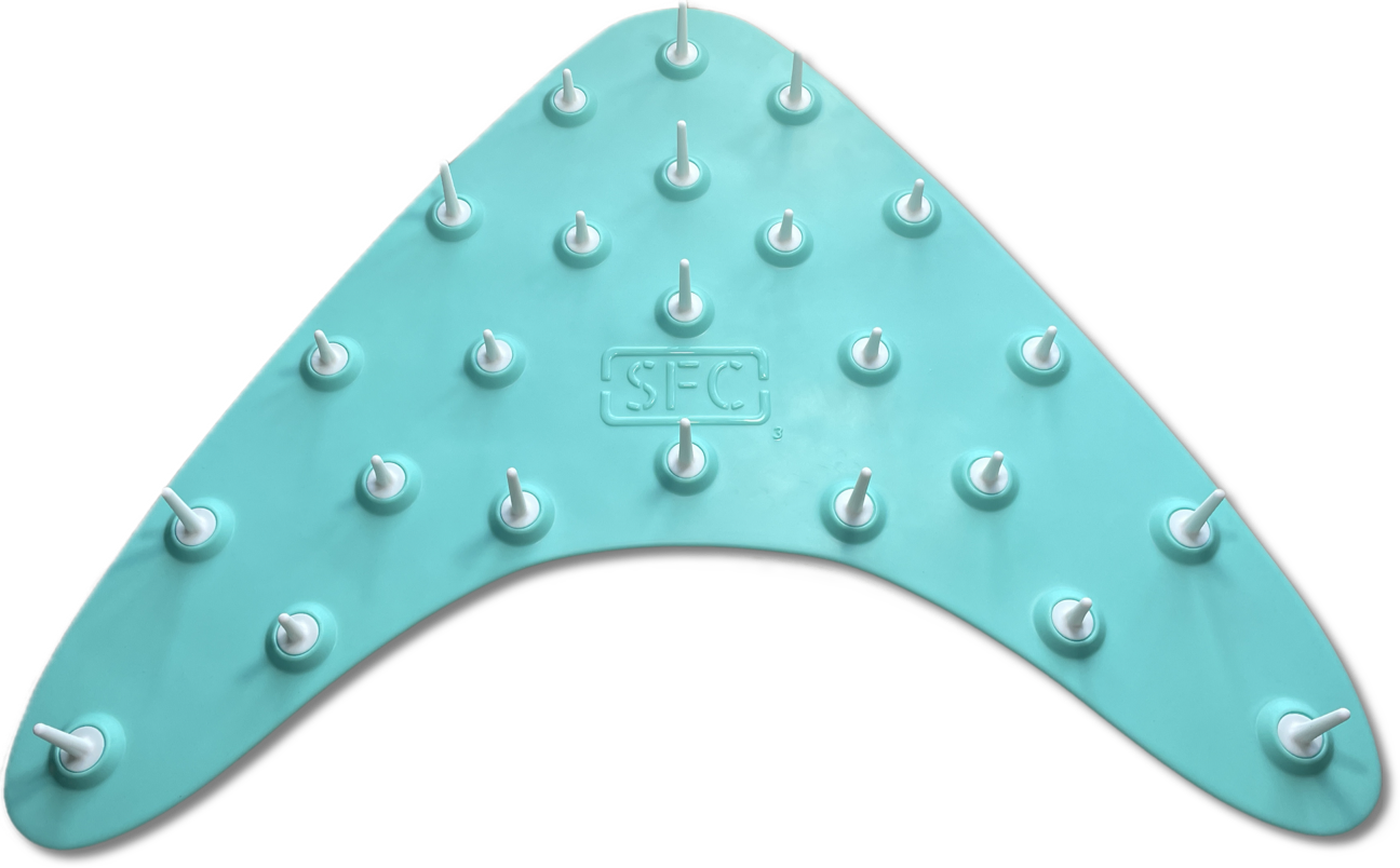 Fly Line Mat-30" (Seafoam/White)
