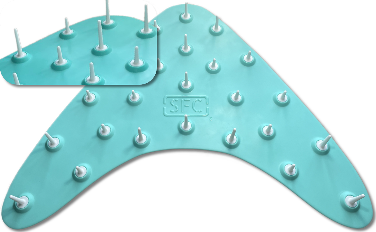 Fly Line Mat-30" (Seafoam/White)