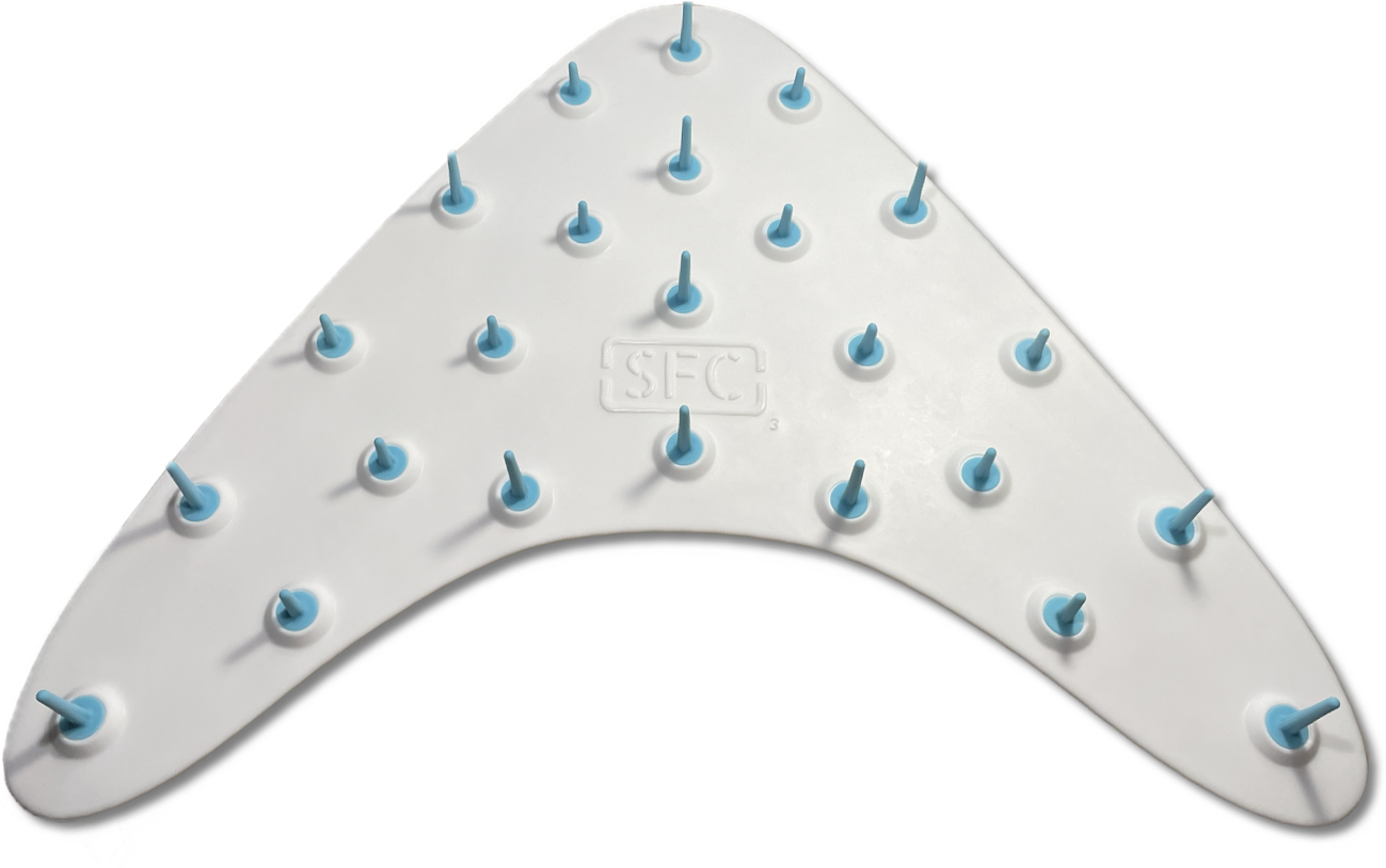 Fly Line Mat-30" (White/Aqua)