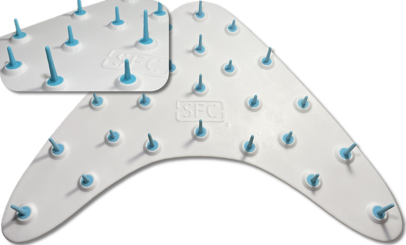 Fly Line Mat-30" (White/Aqua)
