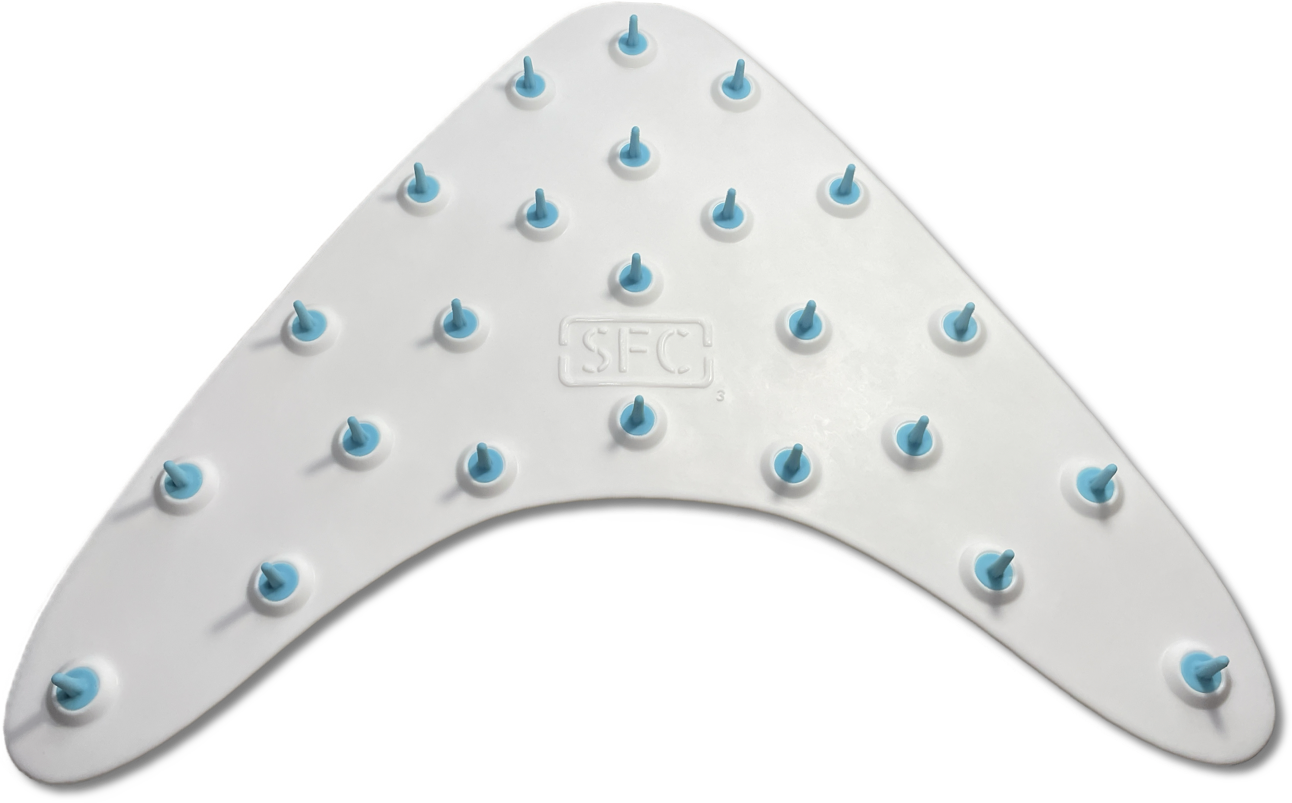 Fly Line Mat-30" (White/Aqua)