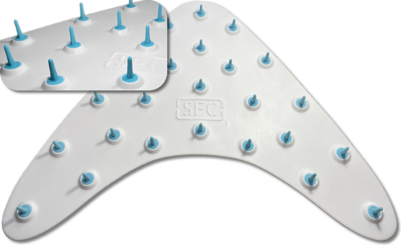 Fly Line Mat-30" (White/Aqua)