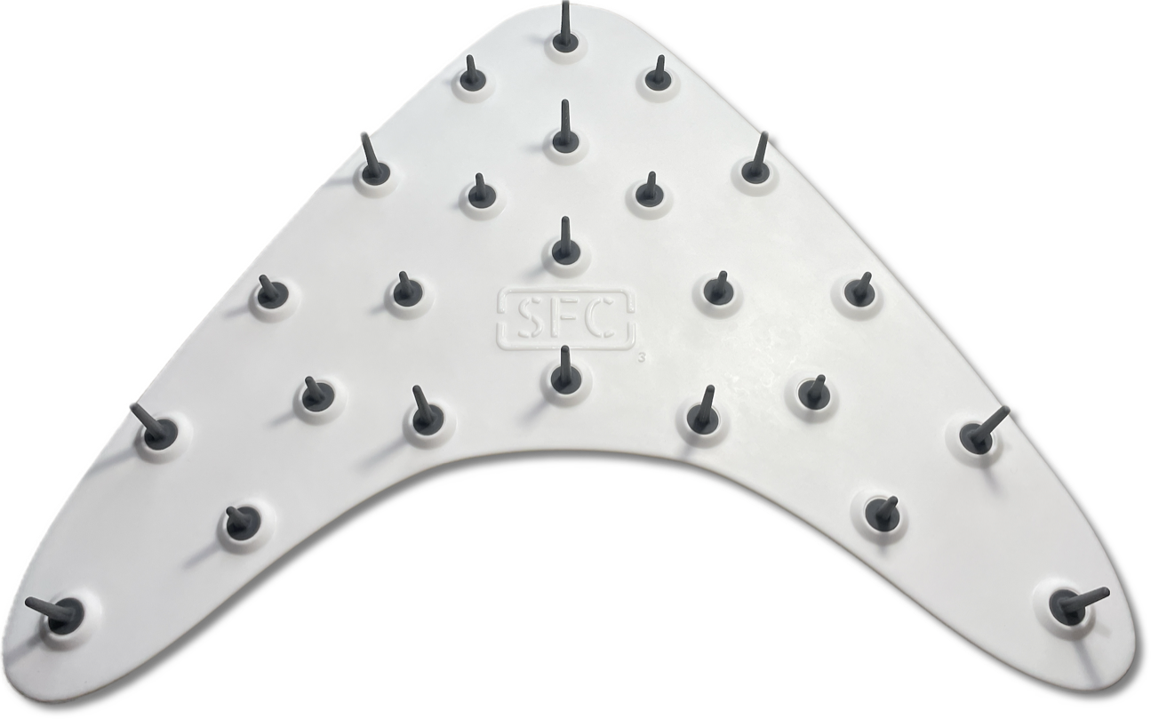 Fly Line Mat-30" (White/Slate)
