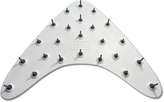 Fly Line Mat-30" (White/Slate)