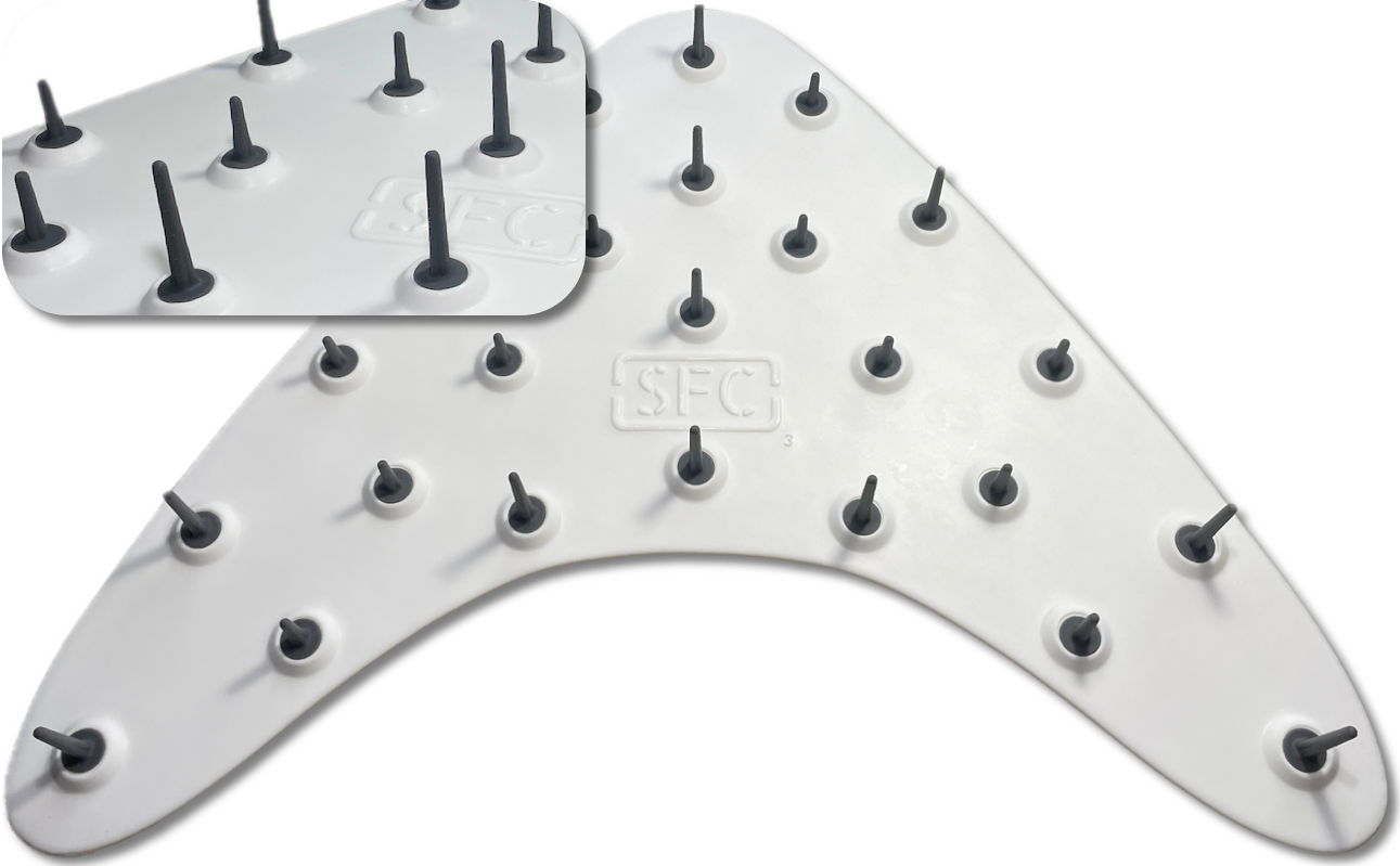 Fly Line Mat-30" (White/Slate)