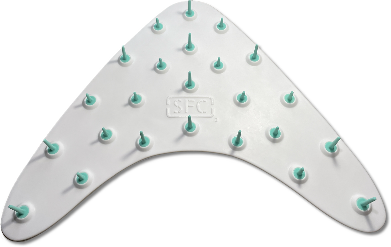 Fly Line Mat-30" (White/Seafoam)