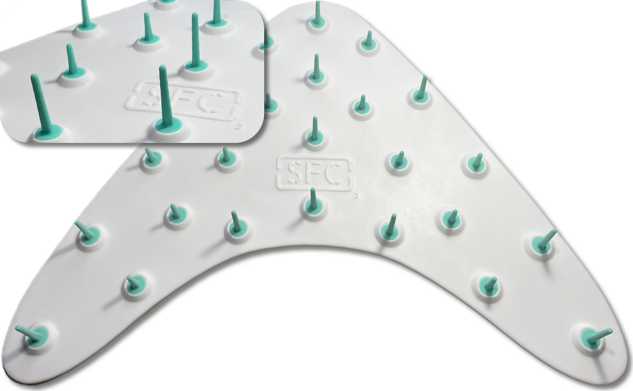 Fly Line Mat-30" (White/Seafoam)