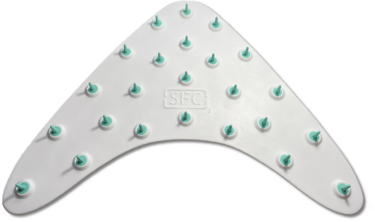 Fly Line Mat-30" (White/Seafoam)