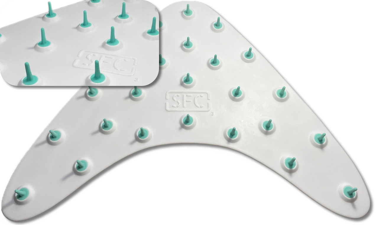 Fly Line Mat-30" (White/Seafoam)
