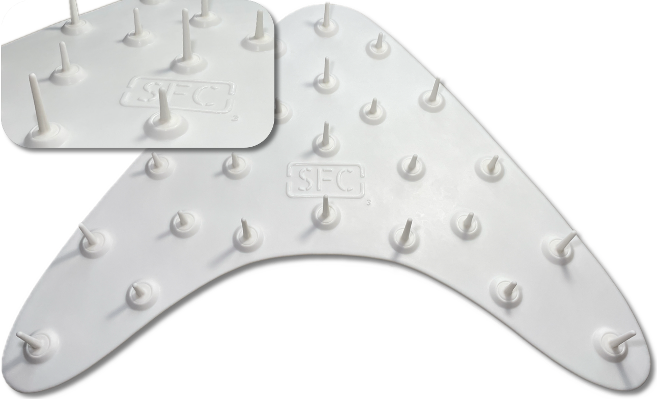 Fly Line Mat-30" (White/White)