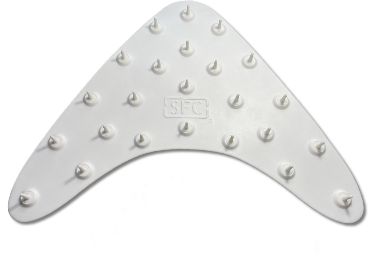 Fly Line Mat-30" (White/White)