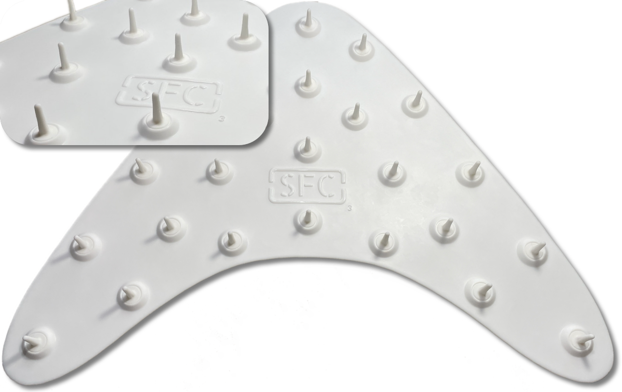 Fly Line Mat-30" (White/White)